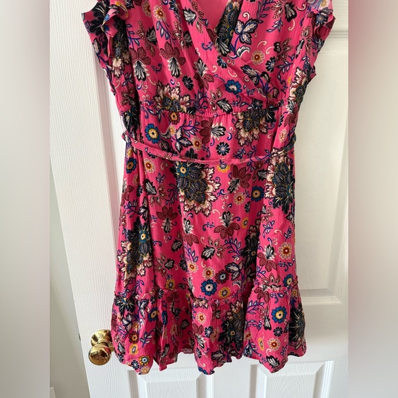 LOFT Plus Size 20 Floral Pink Dress 💕 NEW WITH TAGS - Picture 12 of 12